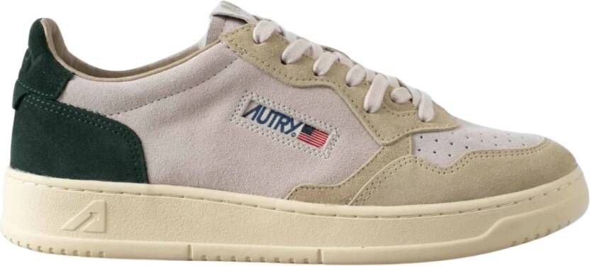 Autry Retro-geïnspireerde Color Block Sneakers Multicolor Heren