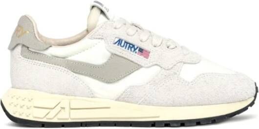 Autry Reelwind Sneakers Vintage-geïnspireerde Prestatieschoenen Beige