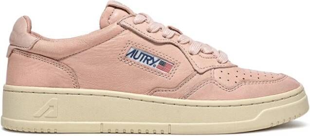 Autry Retro High Top Sneaker Pink Dames