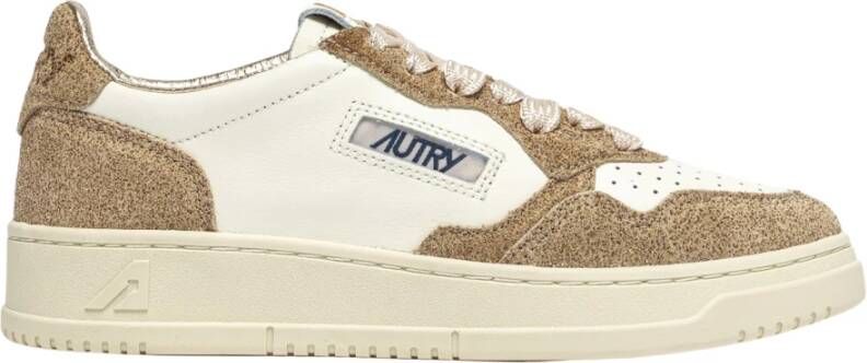 Autry Retro lage sneakers in zand
