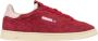 Autry Lage Platte Suède Sneaker met Contrasterende Hiel Red Dames - Thumbnail 7