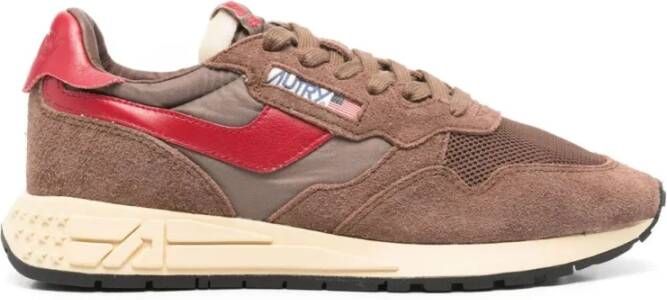 Autry Reelwind Lichtgewicht Sneakers Brown Heren