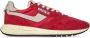 Autry Rode en witte jersey sneakers met suède patches Red Heren - Thumbnail 1