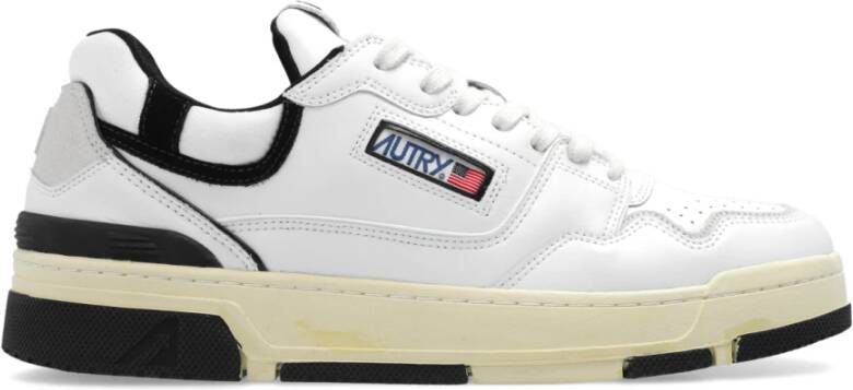 Autry Moderne CLC Sneakers met Levendig Basketbal-geïnspireerd Design White Heren