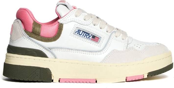 Autry Leren schoenen met rubberen zool White Dames