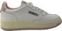 Autry Low-Top Sneakers baskets medalist en cuir rose in poeder roze - Thumbnail 1