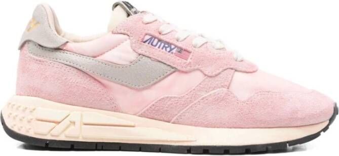 Autry Roze Sneakers voor Vrouwen