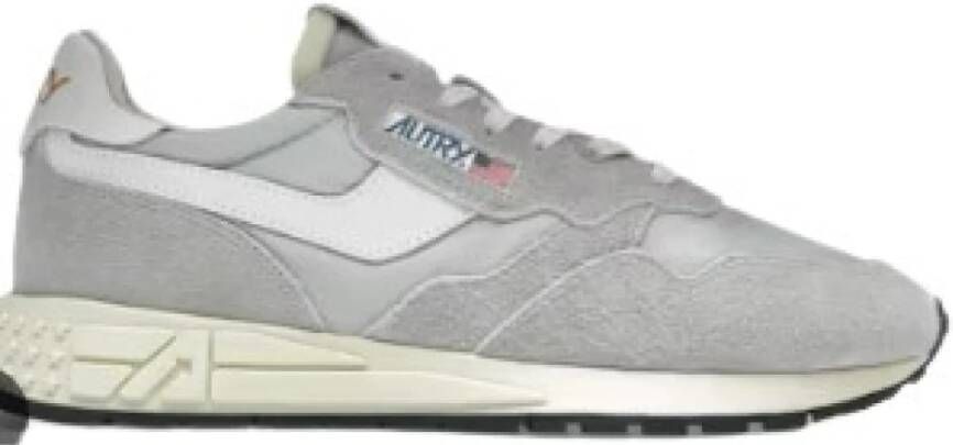 Autry Lage Reelwind Sneakers in Wit Blauw Gray Heren