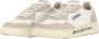 Autry Leren lage sneakers met suède inzetstukken Beige Dames - Thumbnail 8