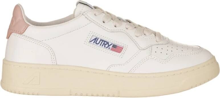 Autry Witte Leren Sneakers met Iconische Achterzak White Dames - Foto 16