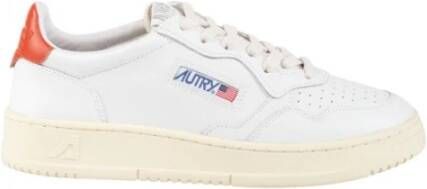 Autry Lage Leren Sneakers voor Heren White Heren