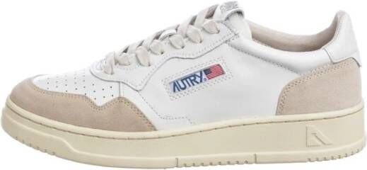 Autry Medalist sneaker van leer met suède details
