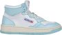 Autry Blauw en witte enkelsneakers met uniek design Blauw Dames - Thumbnail 1