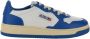 Autry Lage Leren Sneakers in Vintage Stijl Prins Blauw Multicolor - Thumbnail 2