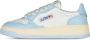 Autry Lage Leren Blauwe Medalist Sneakers Multicolor Dames - Thumbnail 11
