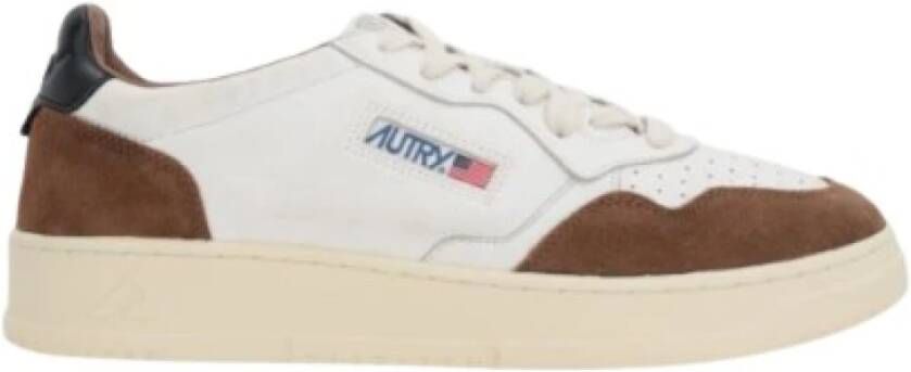 Autry Vintage geïnspireerde Medalist Low Sneaker voor vrouwen White Heren - Foto 3