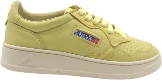 Autry Sneakers Yellow Dames