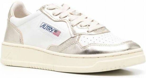 Autry medaillewinnaar tweekleurige platina schoenen Wit Dames