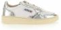 Autry Kleurrijke leren sneaker met reflecterend label - Thumbnail 3
