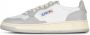 Autry Witte en Lichtblauwe Leren Sneakers voor Heren White Heren - Thumbnail 8