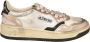 Autry Vintage Wit Goud Sneakers Geperforeerde Tip Multicolor Dames - Thumbnail 1