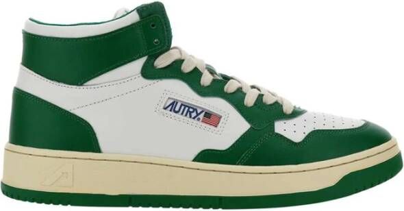 Autry Bicolour Upper Mid Tennisschoenen Green - Foto 6