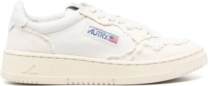 Autry Sneakers met paneeldesign en distressed effect Wit - Foto 7