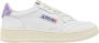 Autry Witte Leren Sneakers met Lila Accenten White Dames - Thumbnail 34