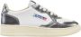 Autry Witte Leren Sneakers met Zilveren Accenten Multicolor Dames - Thumbnail 1