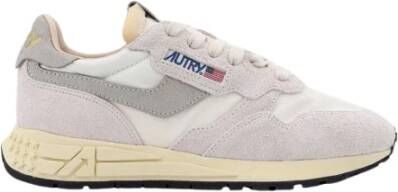 Autry Reelwind Sneakers Vintage-geïnspireerde Prestatieschoenen Beige