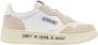 Autry Leren lage sneakers met suède inzetstukken Beige Dames - Thumbnail 1