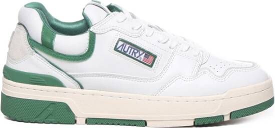 Autry Leren Sneakers met TPU Details en Suede Inzetstukken Multicolor Heren