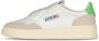 Autry Witte Leren Sneakers met Groene Hiel Multicolor - Thumbnail 8