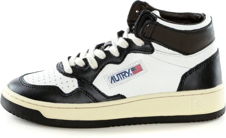 Autry Witte Mid Basketbalschoenen White Dames