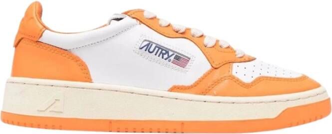 Autry Sneakers Orange Dames