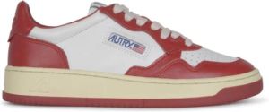 Autry LOW W Leather Sneakers Rood Unisex