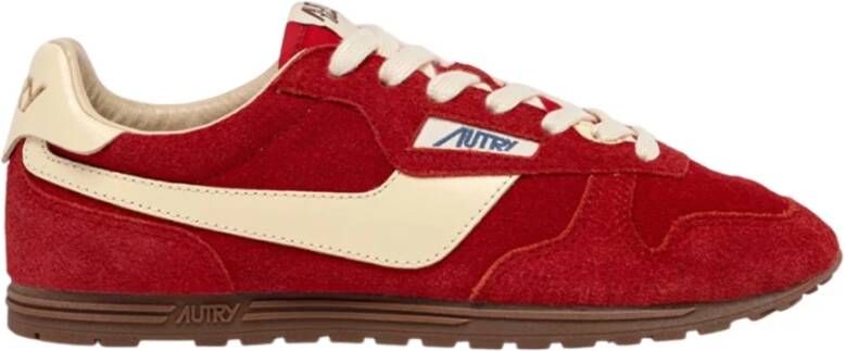 Autry Sneakers van suède en leer