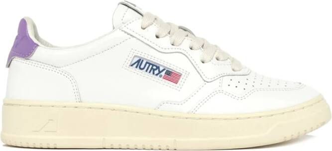 Autry Vintage-geïnspireerde Lage Sneakers White Dames