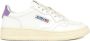 Autry Witte Leren Sneakers met Lila Accenten White Dames - Thumbnail 12