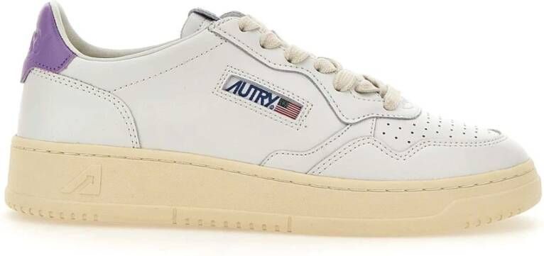 Autry Vintage-geïnspireerde Lage Sneakers White Dames