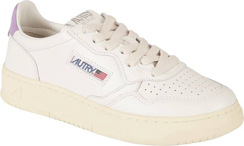 Autry Vintage-geïnspireerde Lage Sneakers White Dames