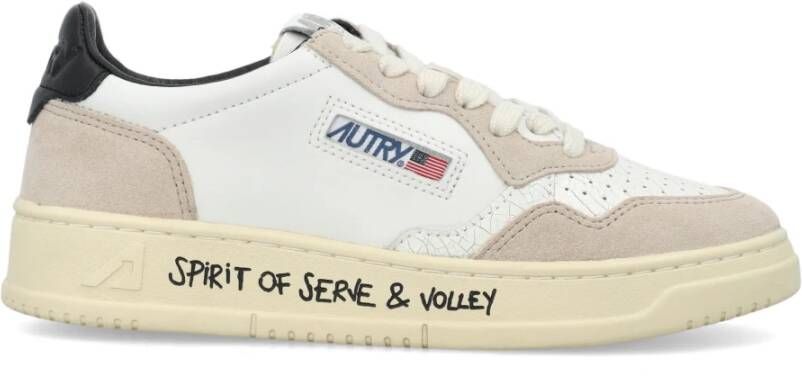 Autry Sneakers met gebarsten effect en logo details Multicolor Dames
