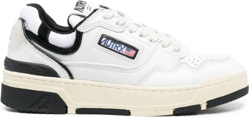 Autry Moderne CLC Sneakers met Levendig Basketbal-geïnspireerd Design White Heren