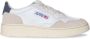 Autry Witte leren sneakers met groene hiel geïnspireerd op jaren 80 design White Heren - Thumbnail 14