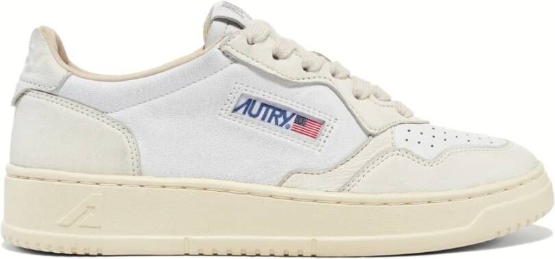 Autry Witte Leren Sneakers Gh01 White Dames