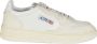 Autry Witte Geperforeerde Leren Sneakers met Panelen White Dames - Thumbnail 6