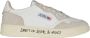 Autry Witte leren sneakers met geperforeerde neus Multicolor Heren - Thumbnail 2