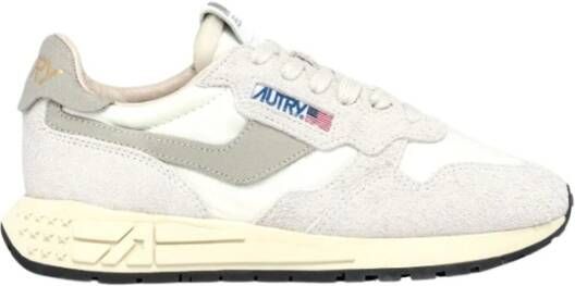 Autry Reelwind Sneakers Vintage-geïnspireerde Prestatieschoenen Beige