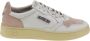 Autry Lage leren sneakers met contrasterende inzetstukken White Dames - Thumbnail 1