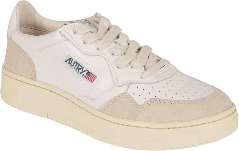 Autry Medalist sneaker van leer met suède details